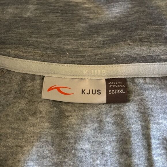 KJUS Men's Ski Half-Zip Mid Layer Grey Melange- Still Full Price 56 2XL - Picture 4 of 5